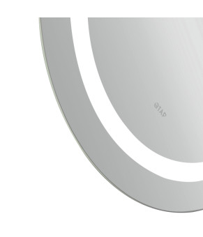 Дзеркало Qtap Gemini 500х700 з LED-підсвічуванням Touch, з антизапотіванням, з димером, рег. темп. кольору (3000-6500K) Reverse QT2578R5070 (SD00052316)