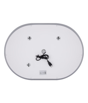 Дзеркало Qtap Gemini 500х700 з LED-підсвічуванням Touch, з антизапотіванням, з димером, рег. темп. кольору (3000-6500K) Reverse QT2578R5070 (SD00052316)
