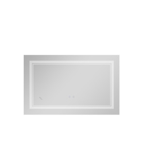 Дзеркало Qtap Cardinal (CA1) 800х500 з LED-підсвічуванням Touch, з антизапотіванням, з димером, рег. темп. кольору (3000-6500K) Reverse QT0478C5080 (SD00052322)