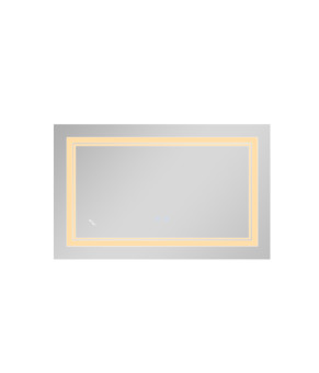 Дзеркало Qtap Cardinal (CA1) 800х500 з LED-підсвічуванням Touch, з антизапотіванням, з димером, рег. темп. кольору (3000-6500K) Reverse QT0478C5080 (SD00052322)
