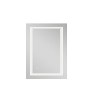 Дзеркало Qtap Cardinal 600х800 з LED-підсвічуванням Touch, з антизапотіванням, з димером, рег. темп. кольору (3000-6500K) QT0478C6080 (SD00052325)