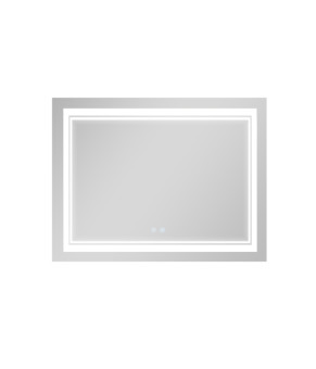 Дзеркало Qtap Cardinal (CA1) 1000х800 з LED-підсвічуванням Touch, з антизапотіванням, з димером, рег. темп. кольору (3000-6500K) QT0478C10080 (SD00052327)