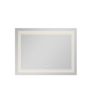 Дзеркало Qtap Cardinal (CA1) 1000х800 з LED-підсвічуванням Touch, з антизапотіванням, з димером, рег. темп. кольору (3000-6500K) QT0478C10080 (SD00052327)