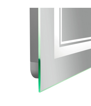 Дзеркало Qtap Cardinal (CA1) 1000х800 з LED-підсвічуванням Touch, з антизапотіванням, з димером, рег. темп. кольору (3000-6500K) QT0478C10080 (SD00052327)
