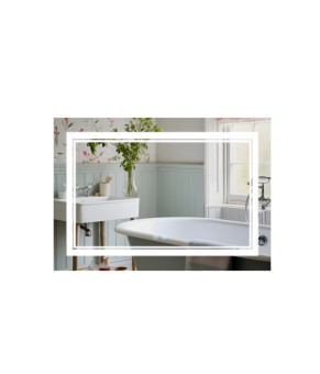 Дзеркало Qtap Cardinal 1200х800 з LED-підсвічуванням Touch, з антизапотіванням, з димером, рег. темп. кольору (3000-6500K) QT0478C12080 (SD00052328)