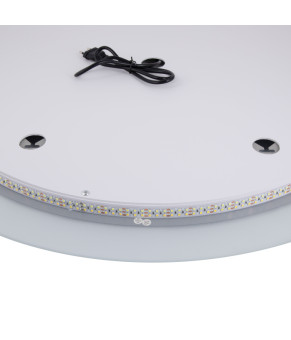 Дзеркало Qtap Taurus R800 з LED-підсвічуванням Touch, з антизапотіванням, з димером, рег. темп. кольору (3000-6500K) QT2478R807 (SD00052315)