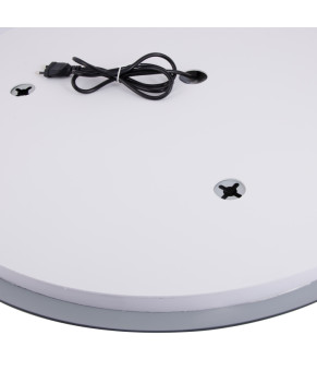 Дзеркало Qtap Gemini 800х700 з LED-підсвічуванням Touch, з антизапотіванням, з димером, рег. темп. кольору (3000-6500K) Reverse QT2578R8070 (SD00052317)