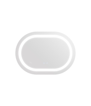 Дзеркало Qtap Gemini 600х800 з LED-підсвічуванням Touch, з антизапотіванням, з димером, рег. темп. кольору (3000-6500K) Reverse QT2578R6080 (SD00052321)