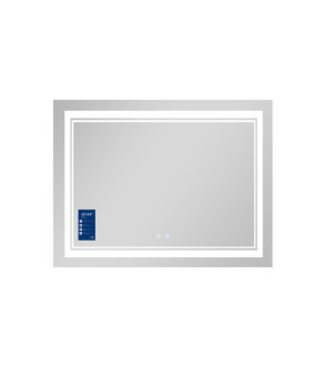 Дзеркало Qtap Cardinal 1000х700 з LED-підсвічуванням Touch, з антизапотіванням, з димером, рег. темп. кольору (3000-6500K) QT0478C10070 (SD00052326)