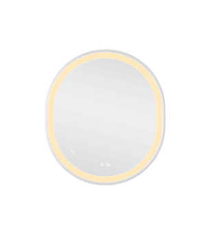 Дзеркало Qtap Gemini 800х700 з LED-підсвічуванням Touch, з антизапотіванням, з димером, рег. темп. кольору (3000-6500K) Reverse QT2578R8071W (SD00052318)