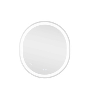 Дзеркало Qtap Gemini 800х700 з LED-підсвічуванням Touch, з антизапотіванням, з димером, рег. темп. кольору (3000-6500K) Reverse QT2578R8071W (SD00052318)