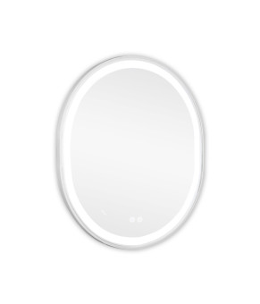 Дзеркало Qtap Gemini 800х700 з LED-підсвічуванням Touch, з антизапотіванням, з димером, рег. темп. кольору (3000-6500K) Reverse QT2578R8071W (SD00052318)