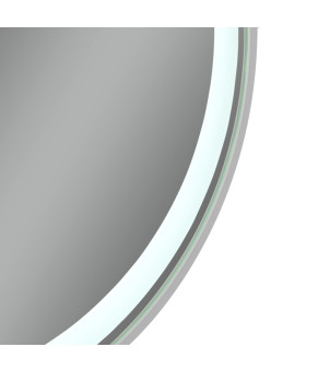 Дзеркало Qtap Gemini 800х700 з LED-підсвічуванням Touch, з антизапотіванням, з димером, рег. темп. кольору (3000-6500K) Reverse QT2578R8071W (SD00052318)