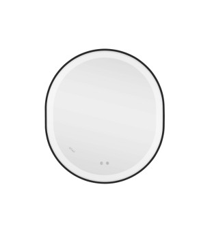 Дзеркало Qtap Gemini 800х700 з LED-підсвічуванням Touch, з антизапотіванням, з димером, рег. темп. кольору (3000-6500K) Reverse QT2578R8072B (SD00052319)