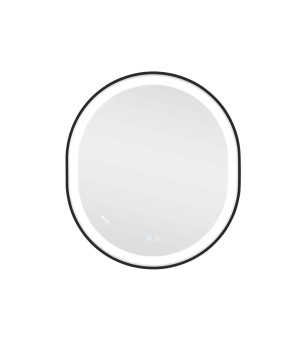Дзеркало Qtap Gemini 800х700 з LED-підсвічуванням Touch, з антизапотіванням, з димером, рег. темп. кольору (3000-6500K) Reverse QT2578R8072B (SD00052319)