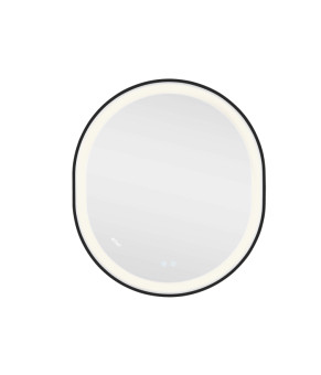 Дзеркало Qtap Gemini 800х700 з LED-підсвічуванням Touch, з антизапотіванням, з димером, рег. темп. кольору (3000-6500K) Reverse QT2578R8072B (SD00052319)