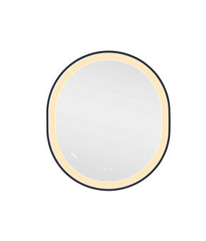 Дзеркало Qtap Gemini 800х700 з LED-підсвічуванням Touch, з антизапотіванням, з димером, рег. темп. кольору (3000-6500K) Reverse QT2578R8072B (SD00052319)