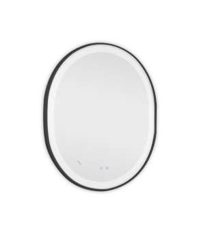 Дзеркало Qtap Gemini 800х700 з LED-підсвічуванням Touch, з антизапотіванням, з димером, рег. темп. кольору (3000-6500K) Reverse QT2578R8072B (SD00052319)