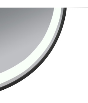 Дзеркало Qtap Gemini 800х700 з LED-підсвічуванням Touch, з антизапотіванням, з димером, рег. темп. кольору (3000-6500K) Reverse QT2578R8072B (SD00052319)