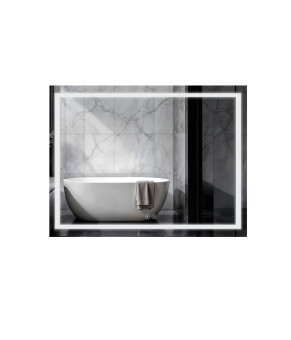 Дзеркало Qtap Mideya (DC-F613) 700х500 з LED-підсвічуванням Touch, з антизапотіванням, димером QT2078NCF7050W (SD00054142)