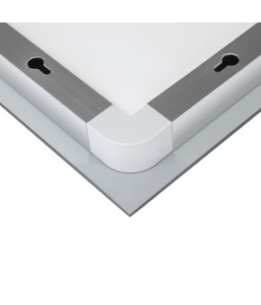 Дзеркало Qtap Mideya (DC-F613) 700х500 з LED-підсвічуванням Touch, з антизапотіванням, димером QT2078NCF7050W (SD00054142)