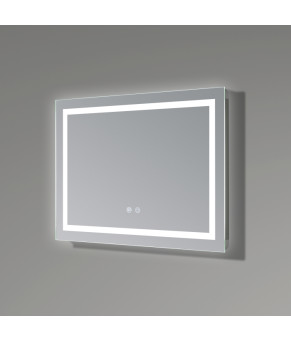 Дзеркало Qtap Mideya (DC-F613) 700х500 з LED-підсвічуванням Touch, з антизапотіванням, димером QT2078NCF7050W (SD00054142)