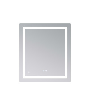 Дзеркало Lidz Kubis 700х800 з LED-підсвічуванням Touch, з антизапотіванням, з димером, рег. яскравості LD78LF904708048447 (SD00054571)