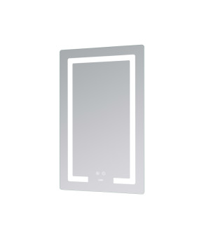 Дзеркало Lidz Kubis (KU2) 500х800 з LED-підсвічуванням Touch, з антизапотіванням, з димером, рег. яскравості LD78LF936508048448 (SD00054572)