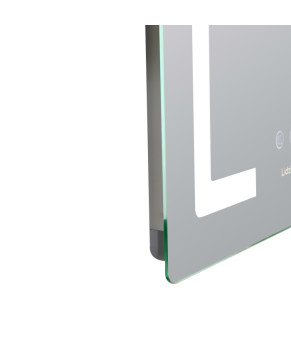 Дзеркало Lidz Kubis (KU2) 500х800 з LED-підсвічуванням Touch, з антизапотіванням, з димером, рег. яскравості LD78LF936508048448 (SD00054572)