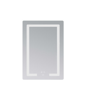 Дзеркало Lidz Kubis (KU2) 600х800 з LED-підсвічуванням Touch, з антизапотіванням, з димером, рег. яскравості LD78LF937608048449 (SD00054573)
