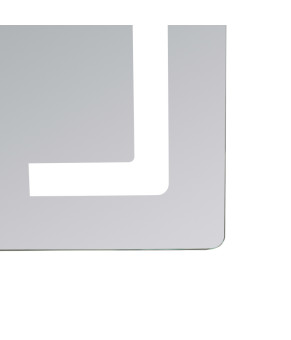 Дзеркало Lidz Kubis (KU2) 600х800 з LED-підсвічуванням Touch, з антизапотіванням, з димером, рег. яскравості LD78LF937608048449 (SD00054573)