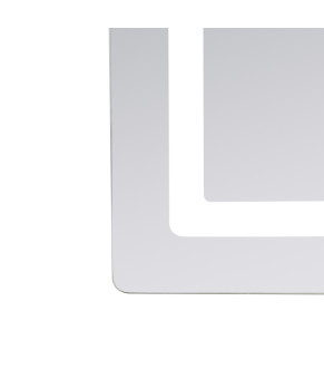 Дзеркало Lidz Kubis (KU2) 1000х800 з LED-підсвічуванням Touch, з антизапотіванням, з димером, рег. яскравості LD78LF6141008048450 (SD00054574)