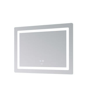Дзеркало Lidz Kubis (KU2) 800х600 з LED-підсвічуванням Touch, з антизапотіванням, з димером, рег. яскравості LD78LF904806048446 (SD00054570)