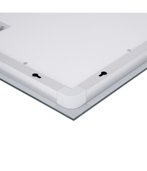 Дзеркало Lidz Kubis (KU1) 900х700 з LED-підсвічуванням Touch, з антизапотіванням, з димером, рег. яскравості LD78LF904907048451 (SD00054575)