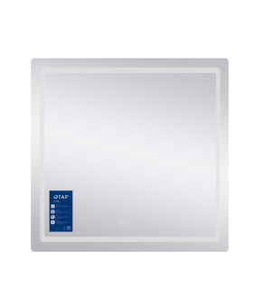 Дзеркало Qtap Mideya (MI2) 700х800 з LED-підсвічуванням Touch, з антизапотіванням, димером, рег. яскравості QT2078DCF7080 (SD00054585)