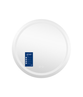 Дзеркало Qtap Mideya (MI6) R700 з LED-підсвічуванням Touch, з антизапотіванням, димером, рег. яскравості QT2078NCR7070W (SD00054582)