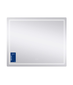 Дзеркало Qtap Mideya (MI2) 900х700 з LED-підсвічуванням Touch, з антизапотіванням, з димером, рег. яскравості QT2078NCF9070 (SD00054604)