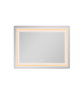 Дзеркало Qtap Cardinal (CA2) 1000х800 з LED-підсвічуванням Touch, з антизапотіванням, з димером, рег. темп. кольору (3000-6500K) QT0478C1008048455 (SD00054579)