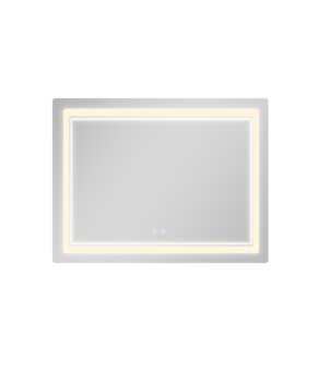 Дзеркало Qtap Cardinal (CA2) 1000х800 з LED-підсвічуванням Touch, з антизапотіванням, з димером, рег. темп. кольору (3000-6500K) QT0478C1008048455 (SD00054579)