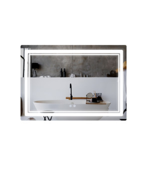 Дзеркало Qtap Cardinal (CA2) 1200х800 з LED-підсвічуванням Touch, з антизапотіванням, з димером, рег. темп. кольору (3000-6500K) QT0478C1208048454 (SD00054578)