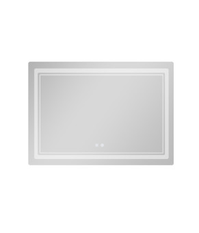 Дзеркало Qtap Cardinal (CA2) 1200х800 з LED-підсвічуванням Touch, з антизапотіванням, з димером, рег. темп. кольору (3000-6500K) QT0478C1208048454 (SD00054578)