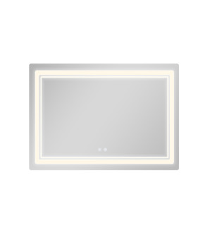 Дзеркало Qtap Cardinal (CA2) 1200х800 з LED-підсвічуванням Touch, з антизапотіванням, з димером, рег. темп. кольору (3000-6500K) QT0478C1208048454 (SD00054578)