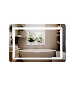 Дзеркало Qtap Cardinal (CA2) 800х600 з LED-підсвічуванням Touch, з антизапотіванням, з димером, рег. темп. кольору (3000-6500K) Reverse QT0478C806048457 (SD00054581)