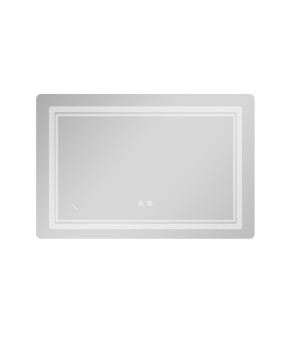 Дзеркало Qtap Cardinal (CA2) 800х600 з LED-підсвічуванням Touch, з антизапотіванням, з димером, рег. темп. кольору (3000-6500K) Reverse QT0478C806048457 (SD00054581)