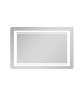 Дзеркало Qtap Cardinal (CA2) 800х600 з LED-підсвічуванням Touch, з антизапотіванням, з димером, рег. темп. кольору (3000-6500K) Reverse QT0478C806048457 (SD00054581)
