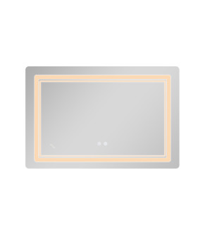 Дзеркало Qtap Cardinal (CA2) 800х600 з LED-підсвічуванням Touch, з антизапотіванням, з димером, рег. темп. кольору (3000-6500K) Reverse QT0478C806048457 (SD00054581)