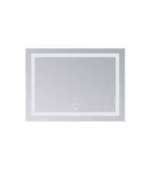 Дзеркало Lidz Kubis (KU1) 700х500 з LED-підсвічуванням Touch, з антизапотіванням, з димером, рег. яскравості LD78LF90448485 (SD00054609)