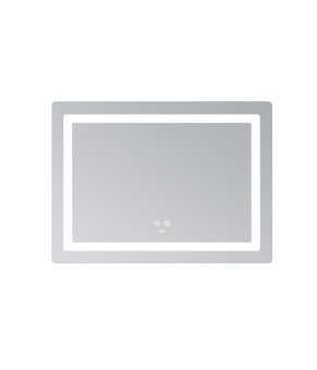 Дзеркало Lidz Kubis (KU2) 700х500 з LED-підсвічуванням Touch, з антизапотіванням, з димером, рег. яскравості LD78LF90448486 (SD00054610)