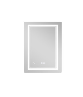 Дзеркало Qtap Cardinal (CA2) 600х800 з LED-підсвічуванням Touch, з антизапотіванням, з димером, рег. темп. кольору (3000-6500K) Reverse QT0478C608048453 (SD00054577)