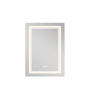 Дзеркало Qtap Cardinal (CA2) 600х800 з LED-підсвічуванням Touch, з антизапотіванням, з димером, рег. темп. кольору (3000-6500K) Reverse QT0478C608048453 (SD00054577)